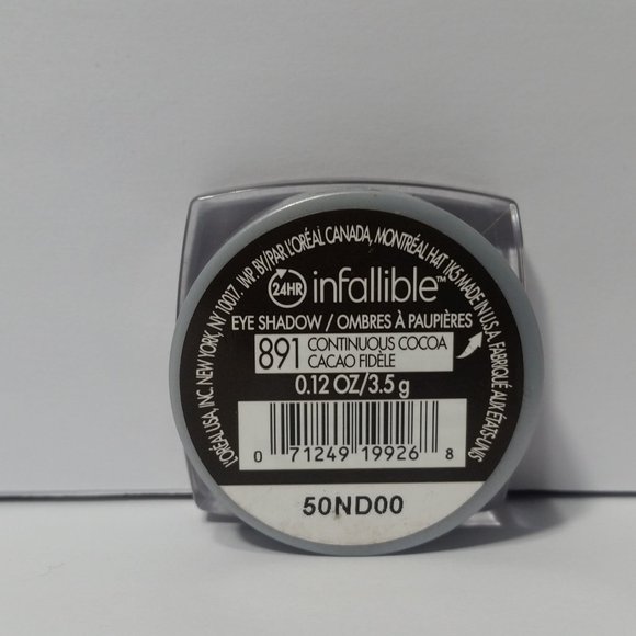 L'oreal Powder Cream Eye Shadow Continuous Cocoa - Picture 3 of 4